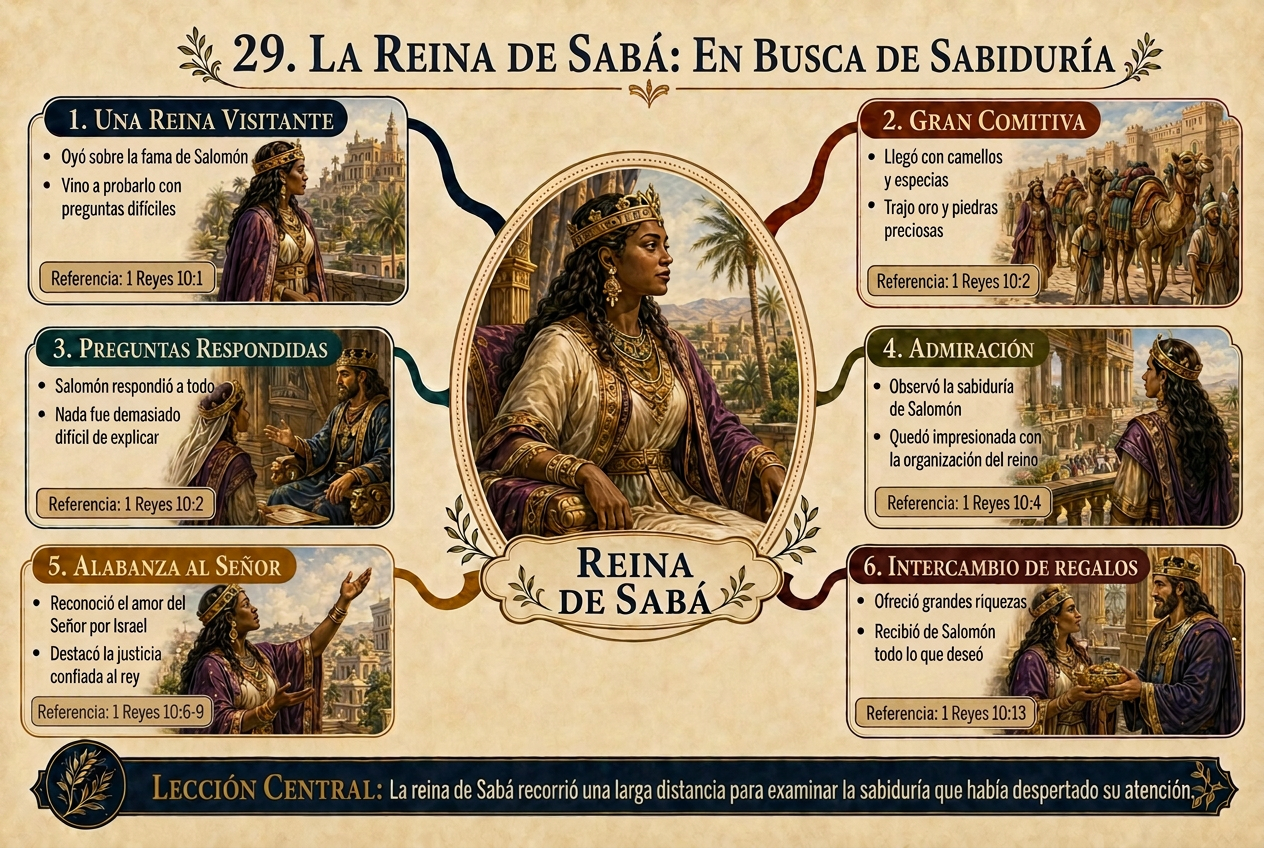 Mapa 29 — La reina de Sabá